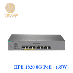 HPE 1820 8G PoE+ (65W) Switch