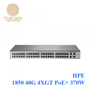 HPE 1850 48G 4XGT PoE+ 370W Switch