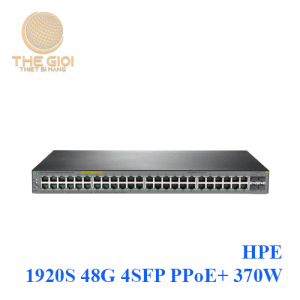 HPE 1920S 48G 4SFP PPoE+ 370W Switch