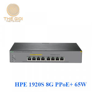 HPE 1920S 8G PPoE+ 65W Switch