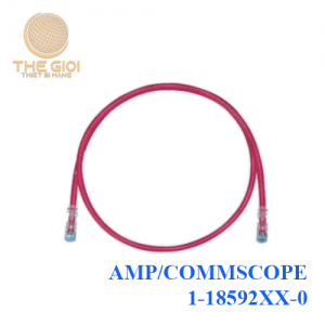 Patch cord COMMSCOPE CAT5E UTP 3m | PN: 1-18592XX-0 (XX = 41: Red, 43: Yellow, 39: Blue)