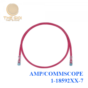 Patch cord COMMSCOPE CAT5E UTP 5.18m | PN: 1-18592XX-7 (XX = 41: Red, 43: Yellow, 39: Blue)