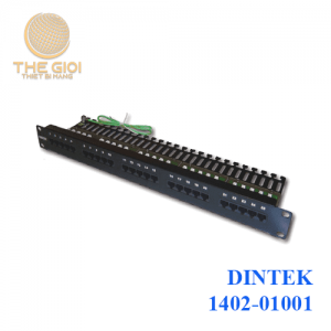 Patch panel for Telephone 25 port Dintek 19 inch (1402-01001)