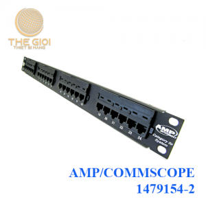Patch panel COMMSCOPE/AMP 24 port Cat5e | PN: 1479154-2