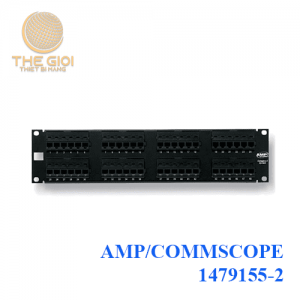 Patch panel COMMSCOPE/AMP 48 port Cat5e | PN: 1479155-2