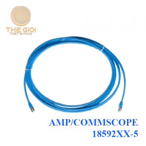 Patch cord COMMSCOPE CAT5E UTP 1,5m | PN: 18592XX-5 (XX = 41: Red, 43: Yellow, 39: Blue)