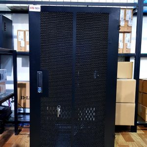 Tủ Rack Cabinet 20U-D600 Màu Đen – Cửa Lưới