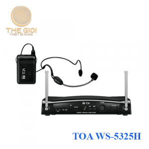 Bộ micro choàng qua đầu không dây UHF TOA WS-5325H