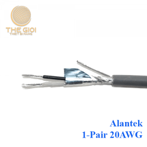 Cáp âm thanh/ điều khiển Alantek 1-Pair 20AWG Shielded Twisted Cable